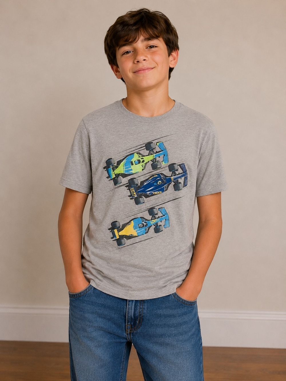 Gap Boys Race Car Graphic T-Shirt – XXL 14/16 Organic Cotton New
